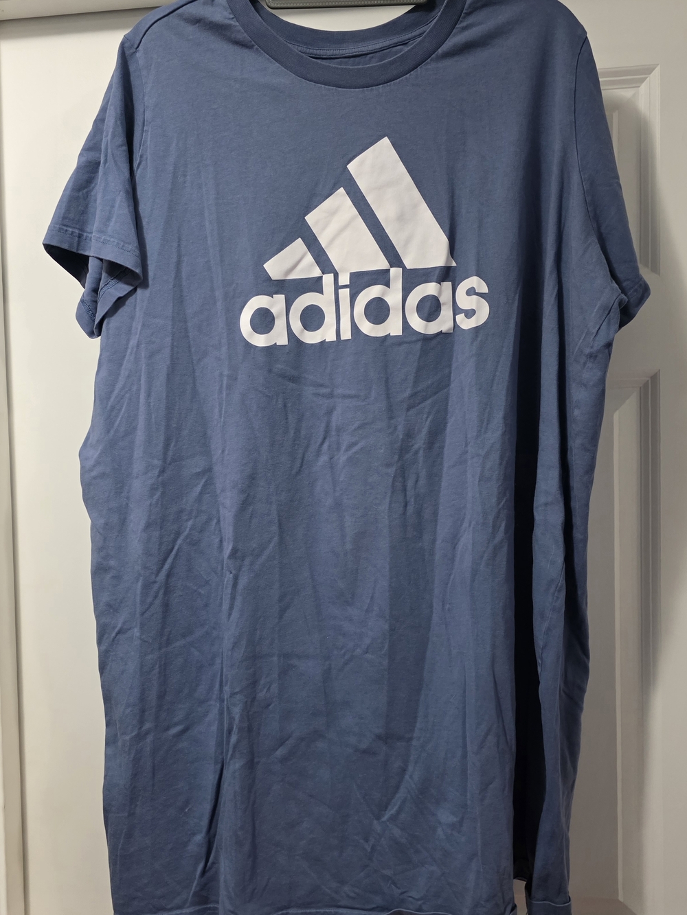 adidas Blue Crewneck Logo Tunic
